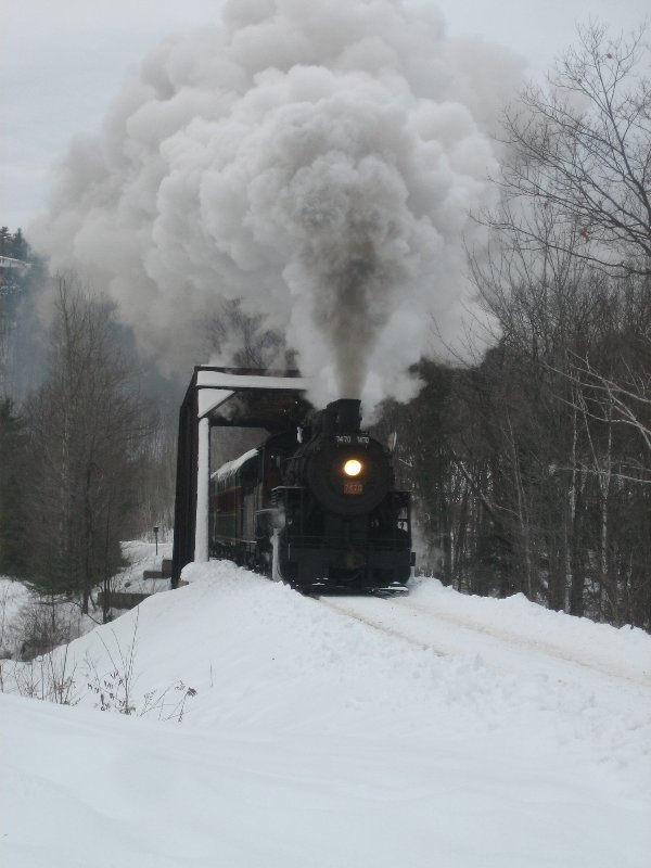 Crossing East Branch of Saco River